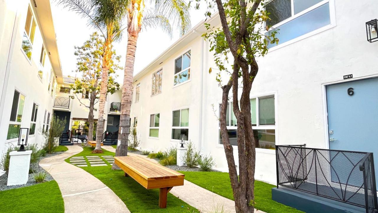 Hollywood/Thai Town Courtyard Apartment ロサンゼルス エクステリア 写真